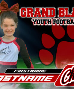 Grand Blanc Youth Cheer Yard Sign w/ Photo