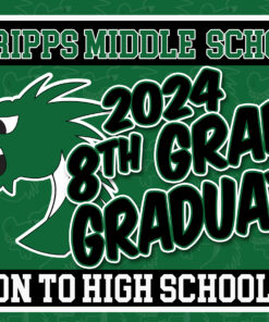 Scripps MS 8th grade grad yard sign - 24"x18"